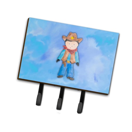 Carolines Treasures Cowboy Watercolor Leash or Key Holder BB7368TH68